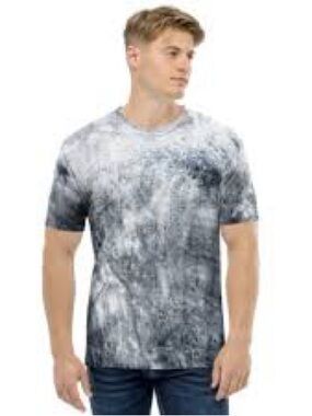 Strellson Black & White Mineral Wash Crew Neck Tee